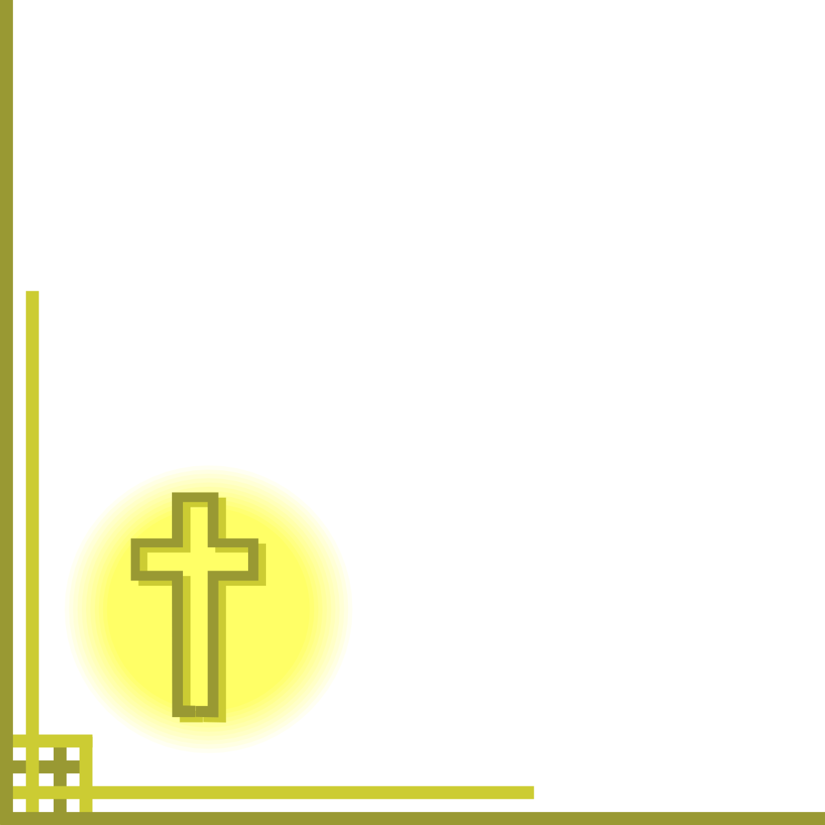the cross and the cross on the right side of the frame clip art png transparent Borders and Corners Clipart: Decorative Cross Designs for Frames