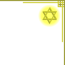 Star of David Clipart - Elegant Borders and Corners for Designs