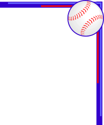Baseball Frame Clipart: Decorative Borders and Corners for Sports Designs