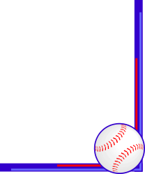 Baseball Frame Clipart - Vibrant Decorative Borders and Corners