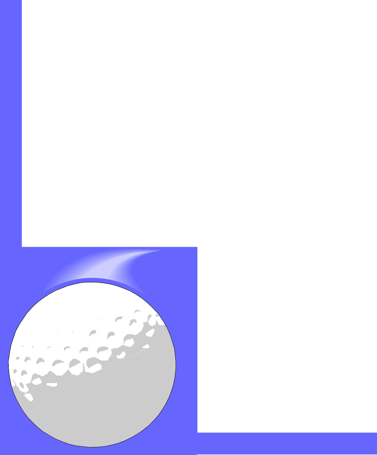 Elegant White Moon Clipart with Blue Background - Borders and Corners Design