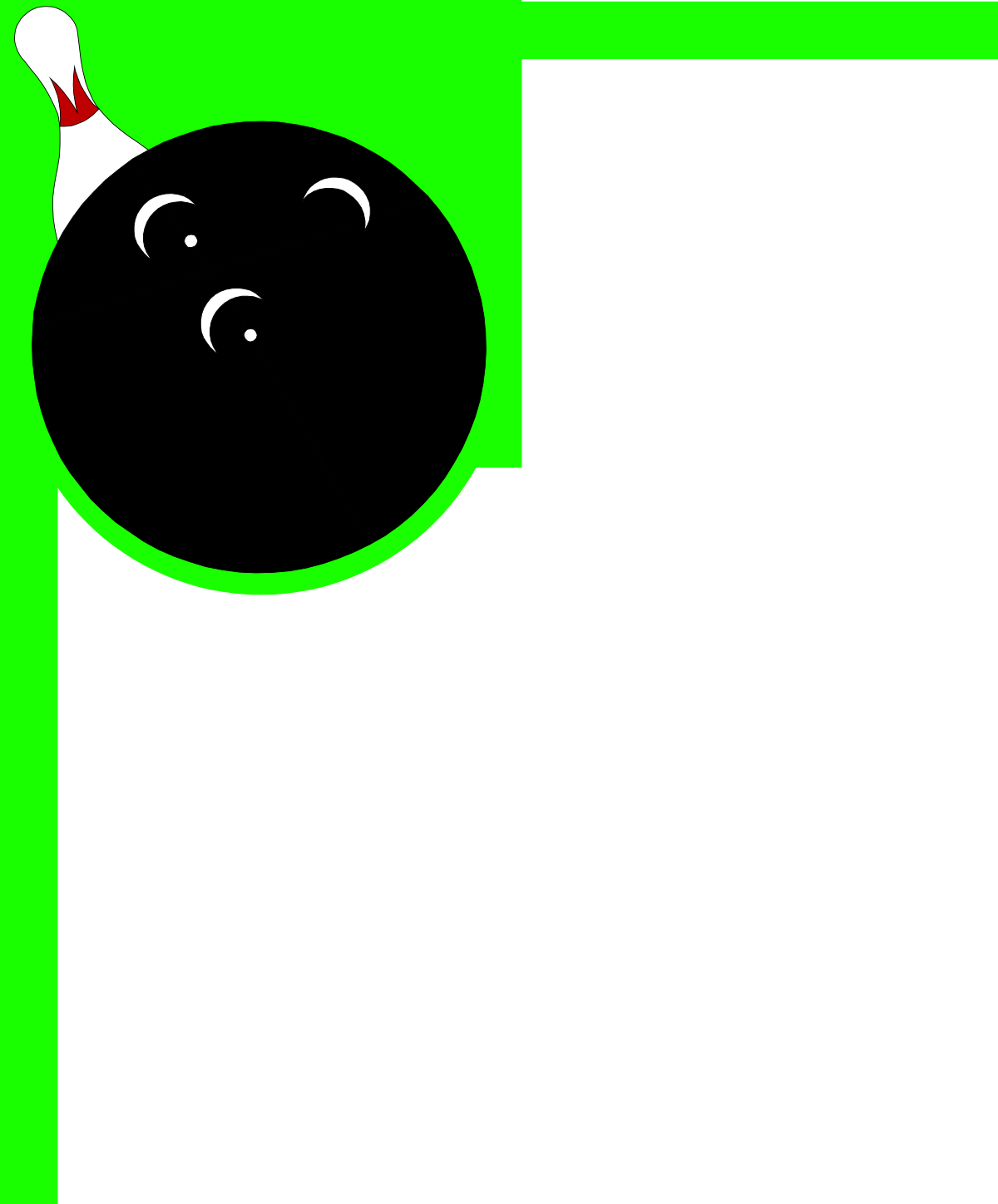 a green frame with a black background clip art png transparent Green Frame with Black Background - Elegant Corners and Borders Clipart