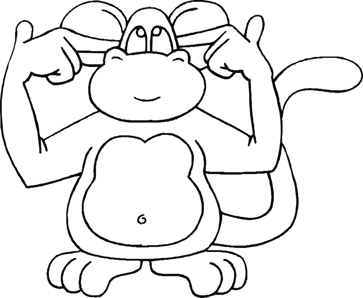 Cartoon Character with Big Smile Clipart for Fun Designs