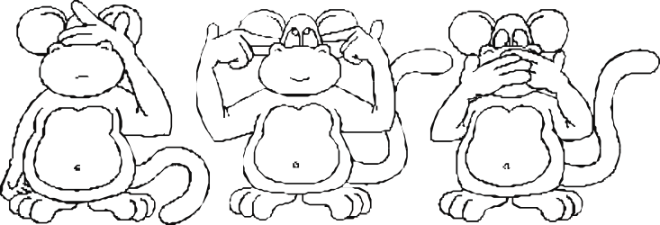 Cartoon Animals Holding a Knife - Fun and Playful Clipart