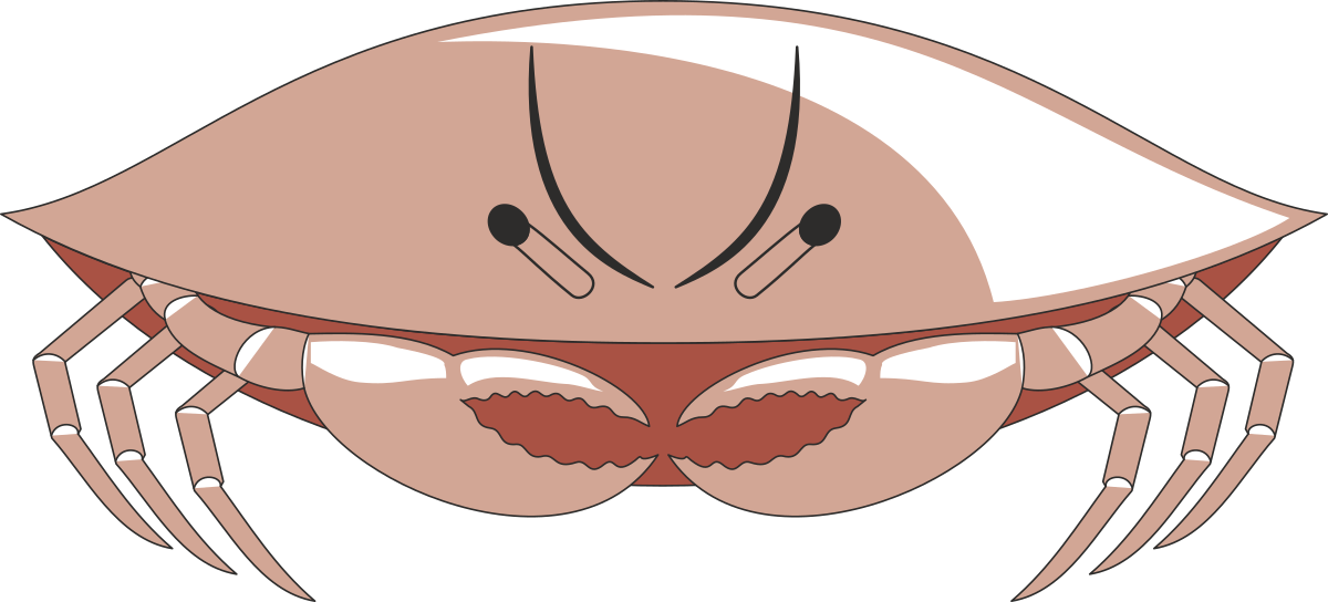 Cartoon Character Clipart: Large Red Head & White Face