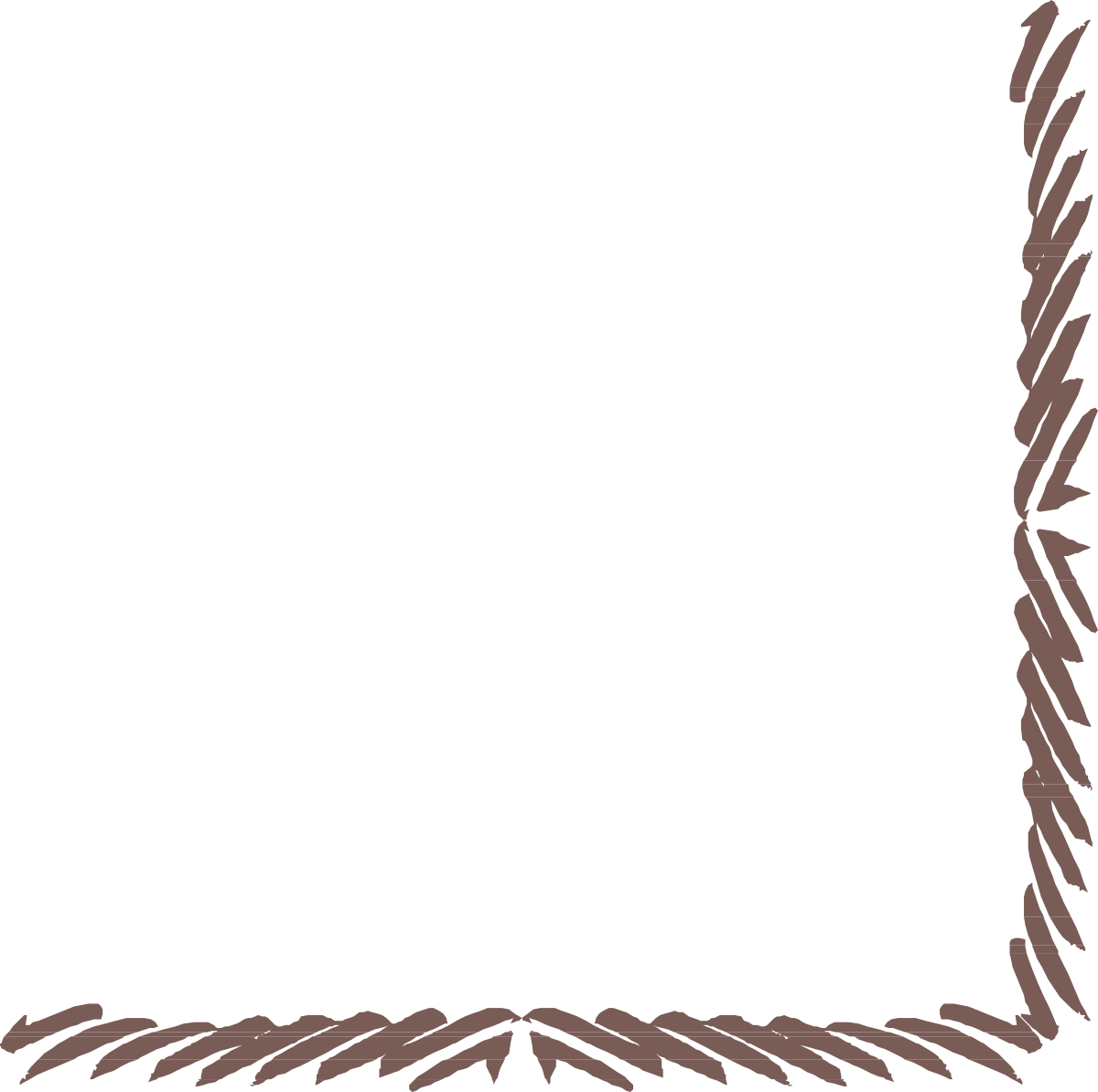 a square frame with a border of leaves clip art png transparent Leafy Borders and Corners Clipart - Elegant Square Frame Design
