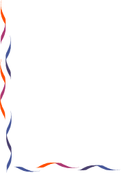 Colorful Border Clipart on Black Background for Creative Designs