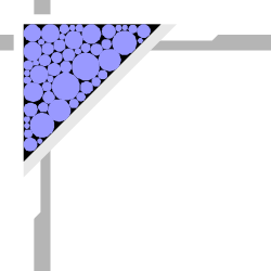 Blue and White Triangle with Arrow Clipart for Borders and Corners