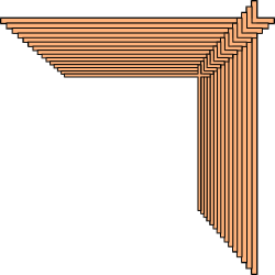 Square-Shaped Line Borders and Corners Clipart for Creative Designs