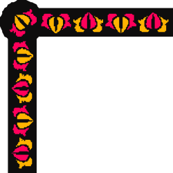 Flower Patterned Borders and Corners Clipart for Elegant Designs
