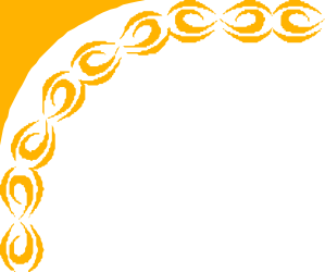 Circle with Chain Border Clipart - Decorative Corners and Edges