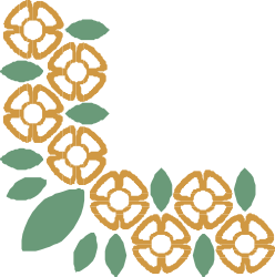 Green and Brown Wreath Clipart with Leaves - Decorative Borders and Corners