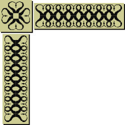 Black and White Square Clipart Borders and Corners for Creative Designs