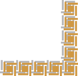 Borders and Corners: Intricate Square Designs for Clipart Use