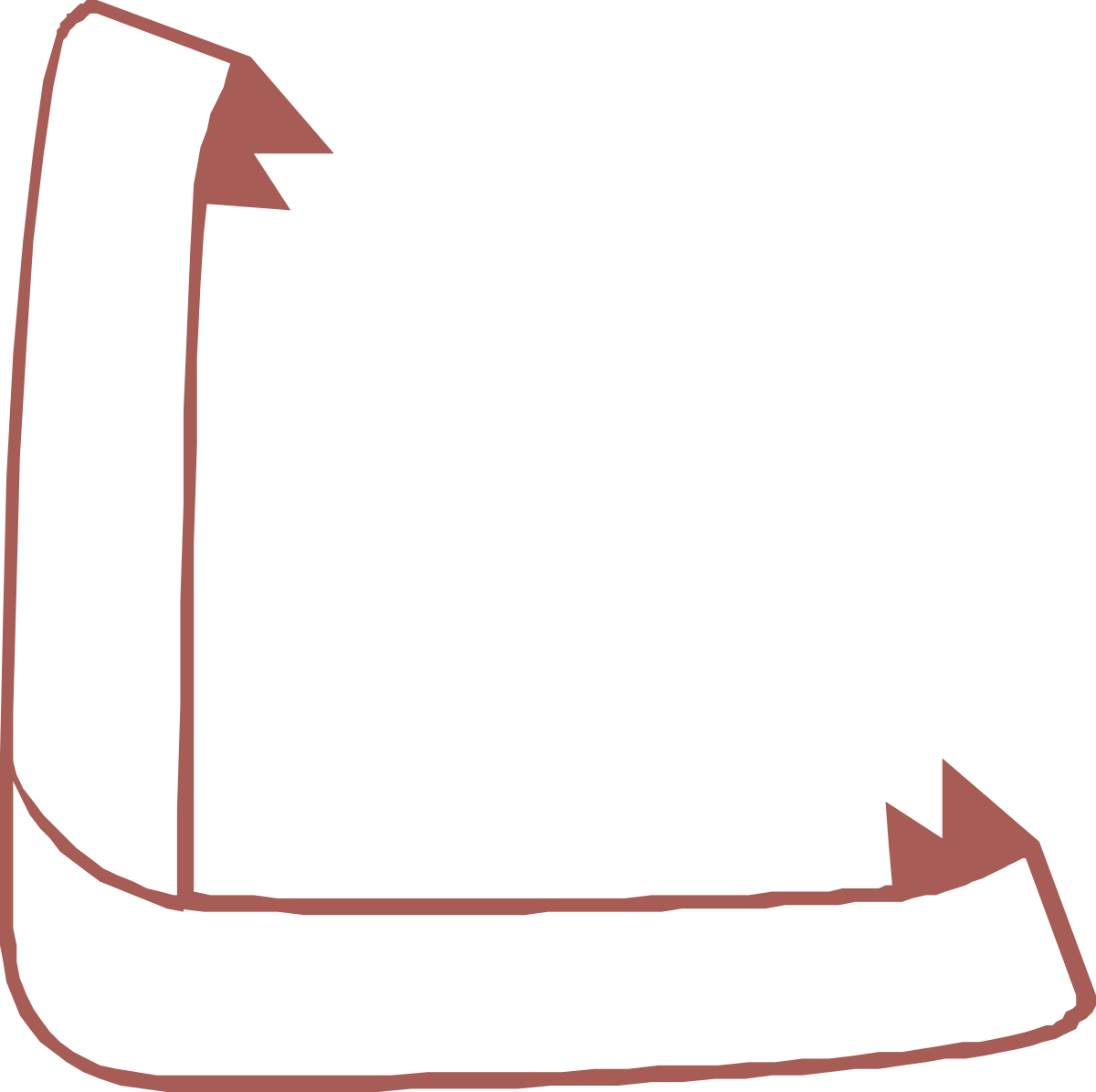 Upward Pointing White Arrow Clipart - Borders and Corners Design