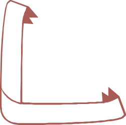 Upward Pointing White Arrow Clipart - Borders and Corners Design