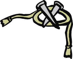 Dynamic Kick Silhouette Clipart - Man in Motion | Borders & Corners