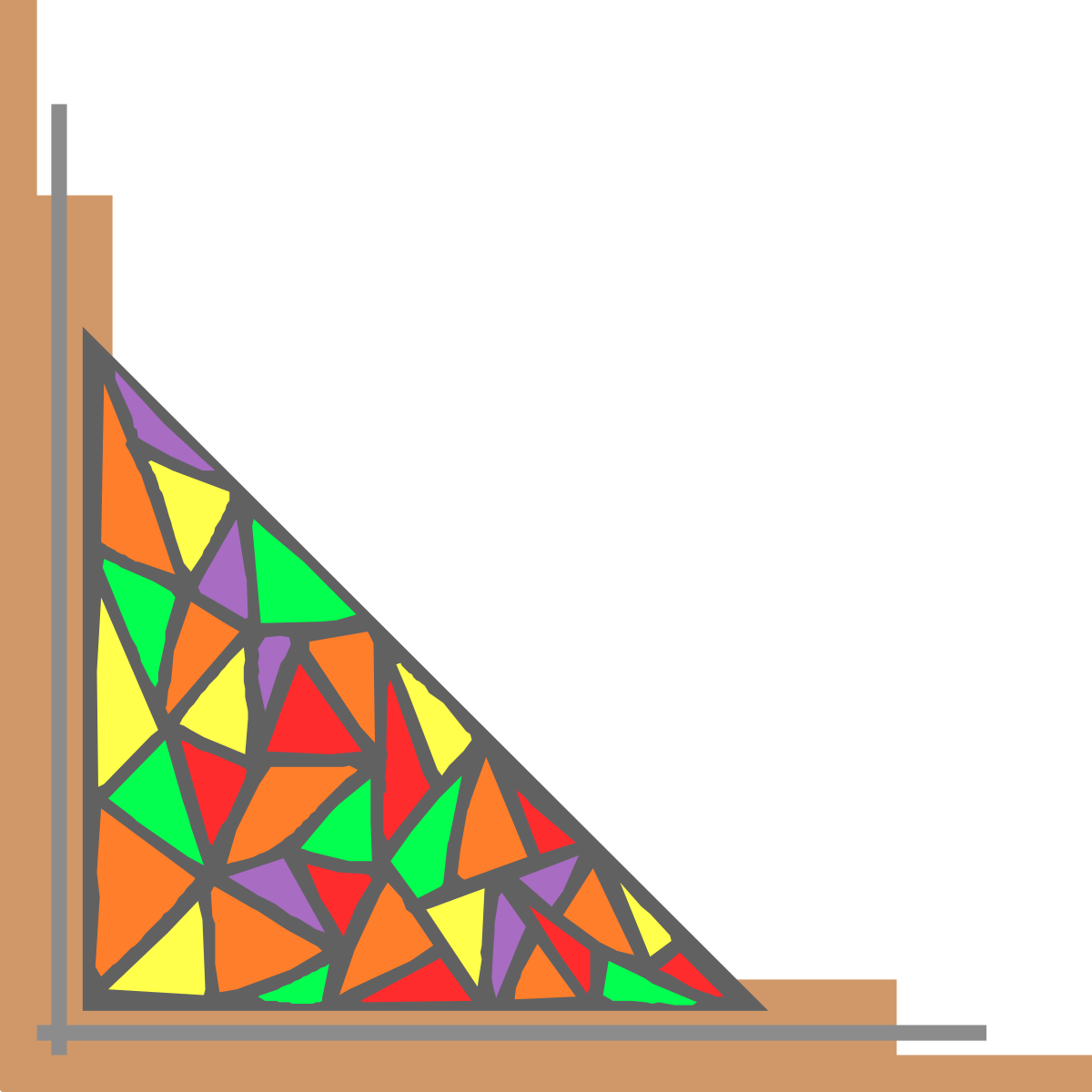 a triangle with a triangle shaped like a triangle clip art png transparent Triangle-Shaped Borders and Corners Clipart - Creative SVG Designs