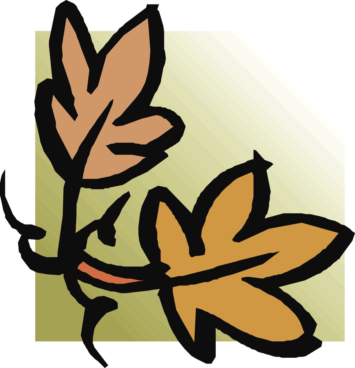a leaf with a green background clip art png transparent Leaf Clipart with Green Background - Creative Borders & Corners