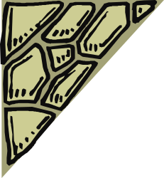 Triangle Clipart - Black and White BORDERS and CORNERS Designs