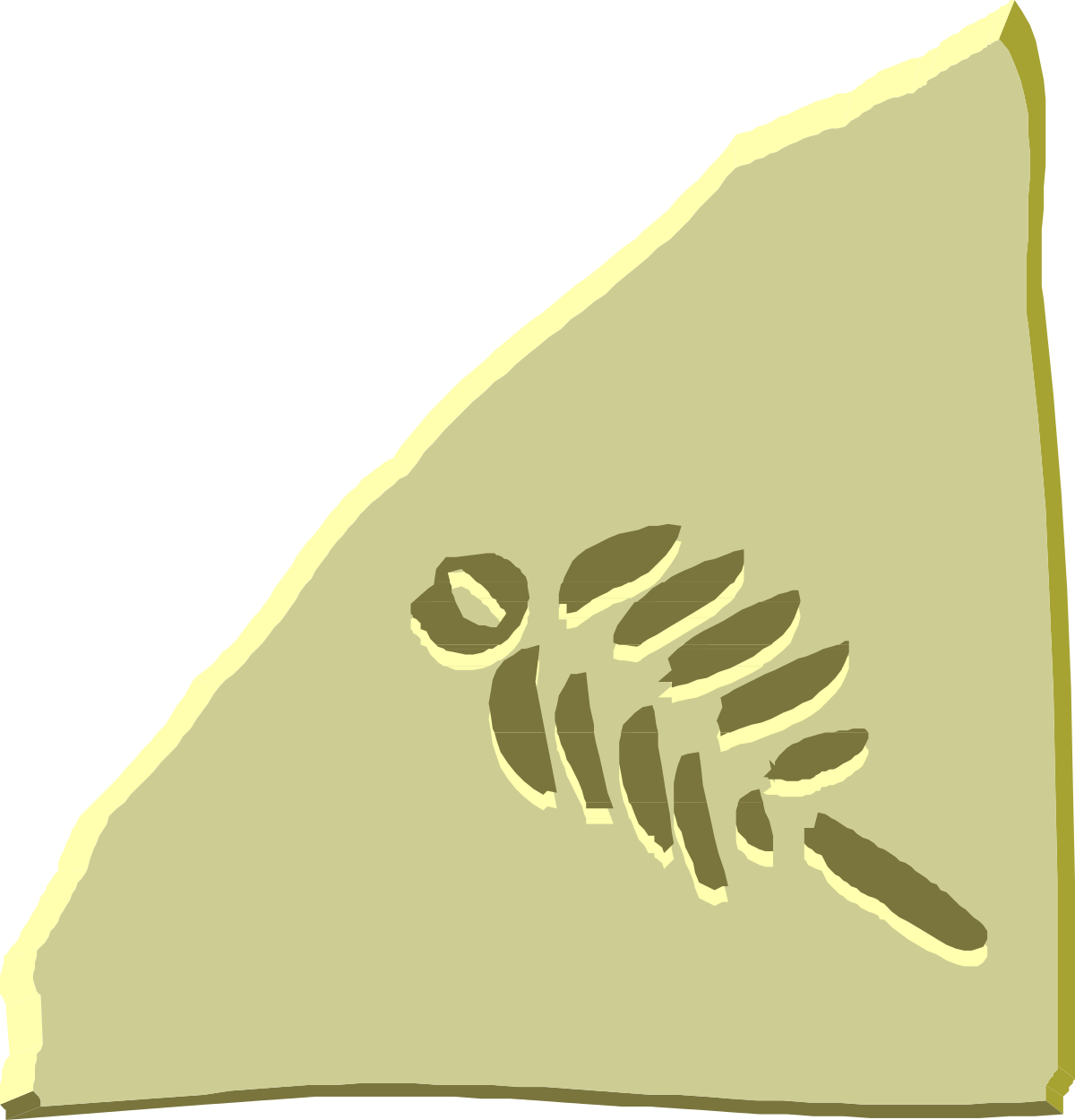Missing Piece of Cheese Clipart - Borders and Corners Design