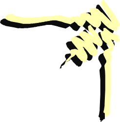 Black and White Karate Clipart - Dynamic Borders and Corners for Martial Arts Designs