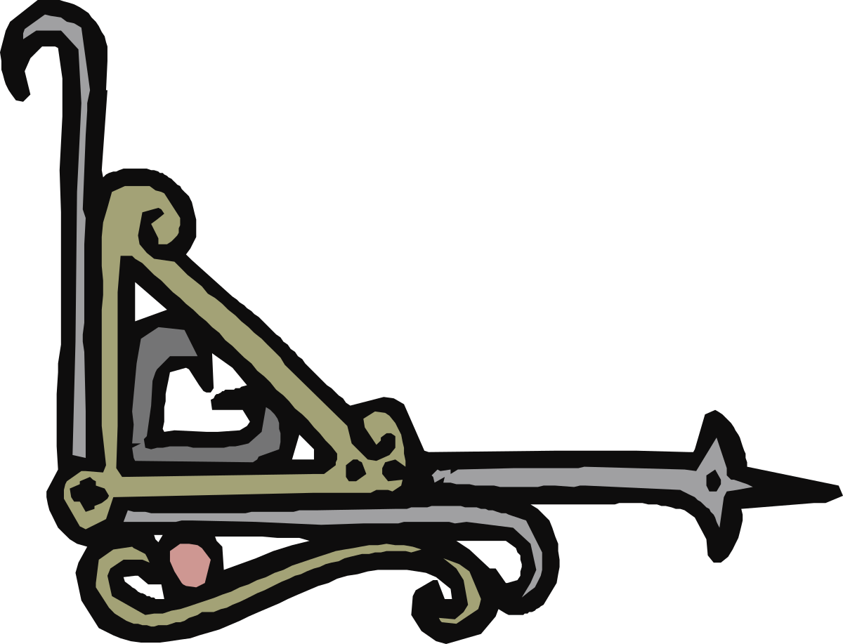 a black and white drawing of a letter clip art png transparent Black and White Letter Clipart with Stylish Borders and Corners