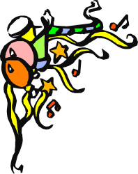 World Map Clipart on Black Background - Borders and Corners Included