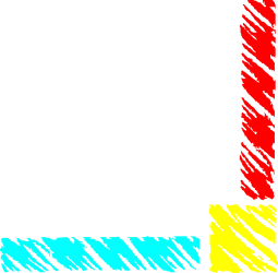 Colorful Black and White Photo Frame Clipart with Borders and Corners