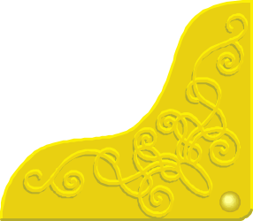 Cheese Clipart with Unique Pattern - Decorative Borders & Corners