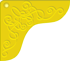 Cheese Swirl Clipart - Borders and Corners for Creative Designs