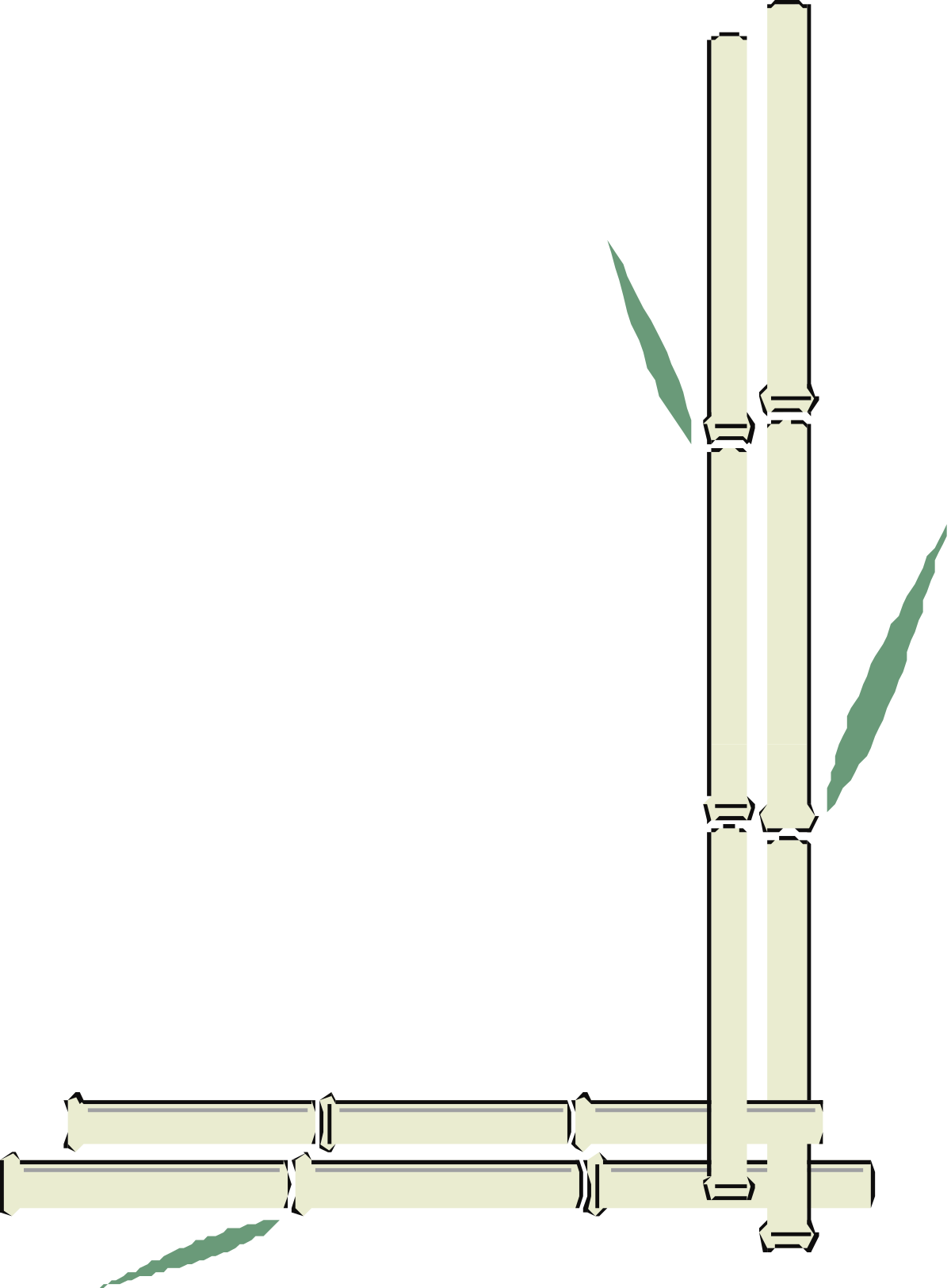 Pipe Diagrams Clipart: Creative Borders and Corners for Design