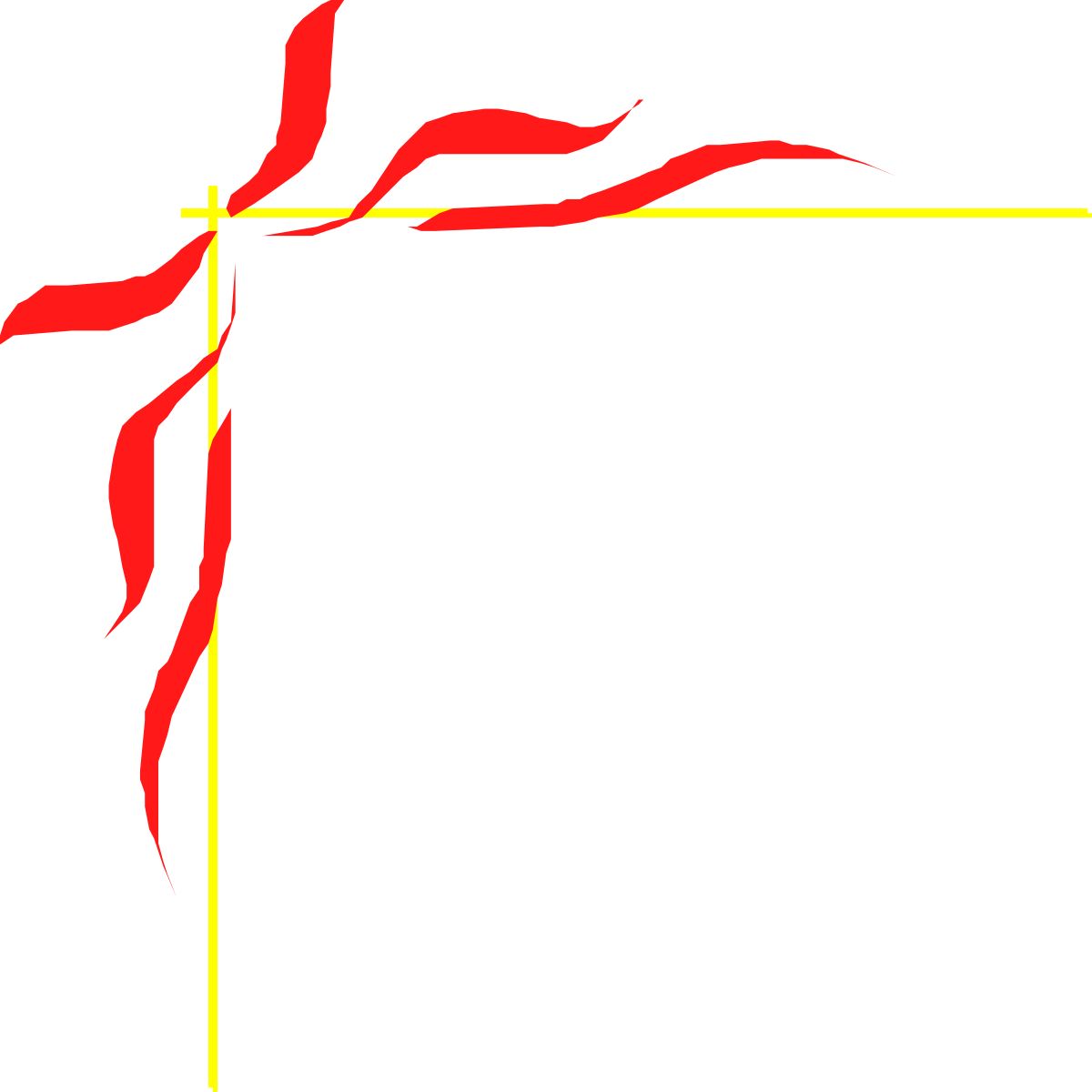 a red ribbon is tied around a square clip art png transparent Red Ribbon Tied Around Square Clipart - Elegant Borders and Corners Design