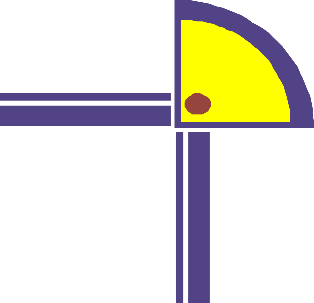 a yellow and purple umbrella clip art png transparent Vibrant Yellow and Purple Umbrella Clipart - Perfect for Borders and Corners