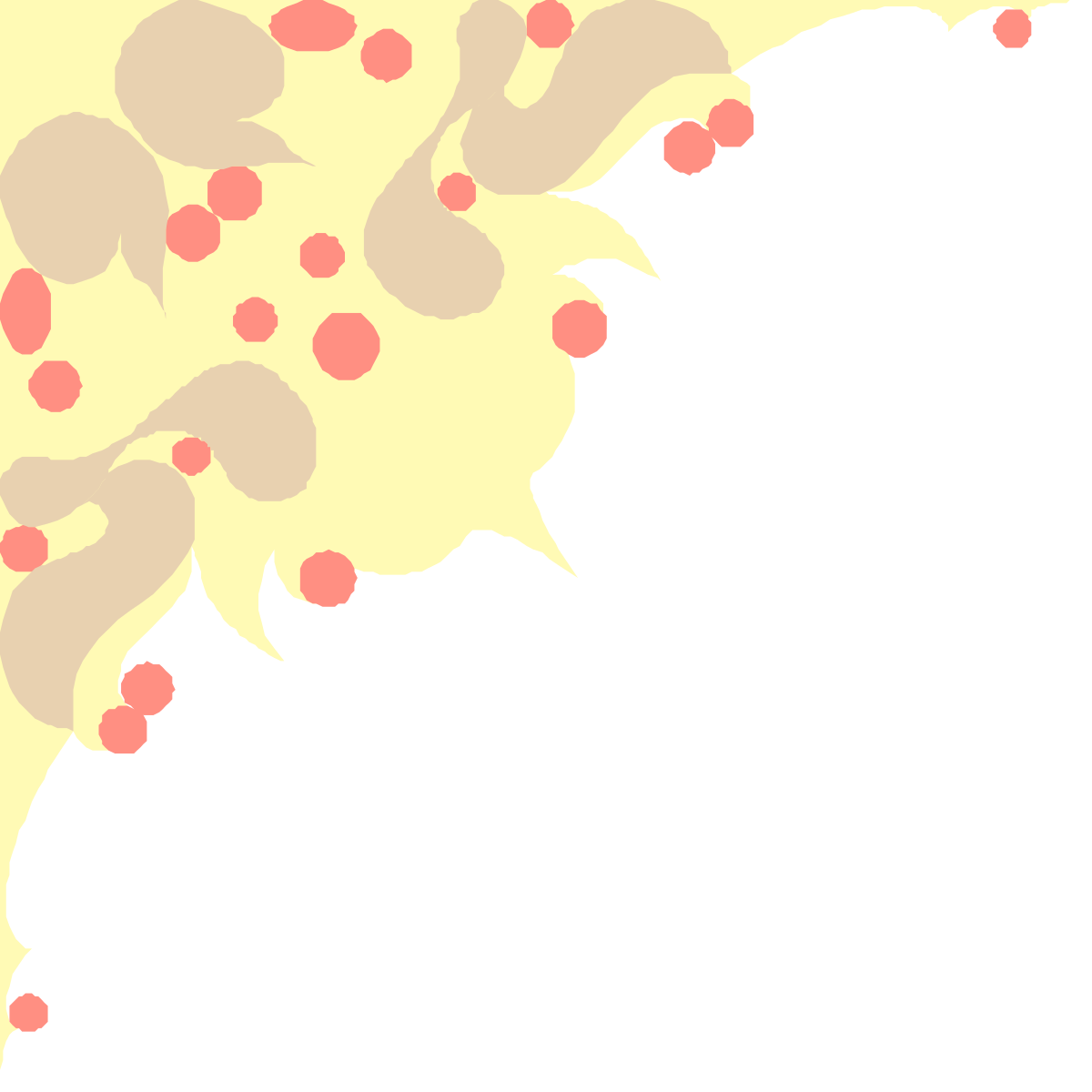 Woman with Flower in Hair Clipart - Elegant Borders and Corners