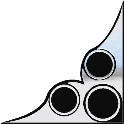 Black and White Circles Clipart: Elegant Borders and Corners Design