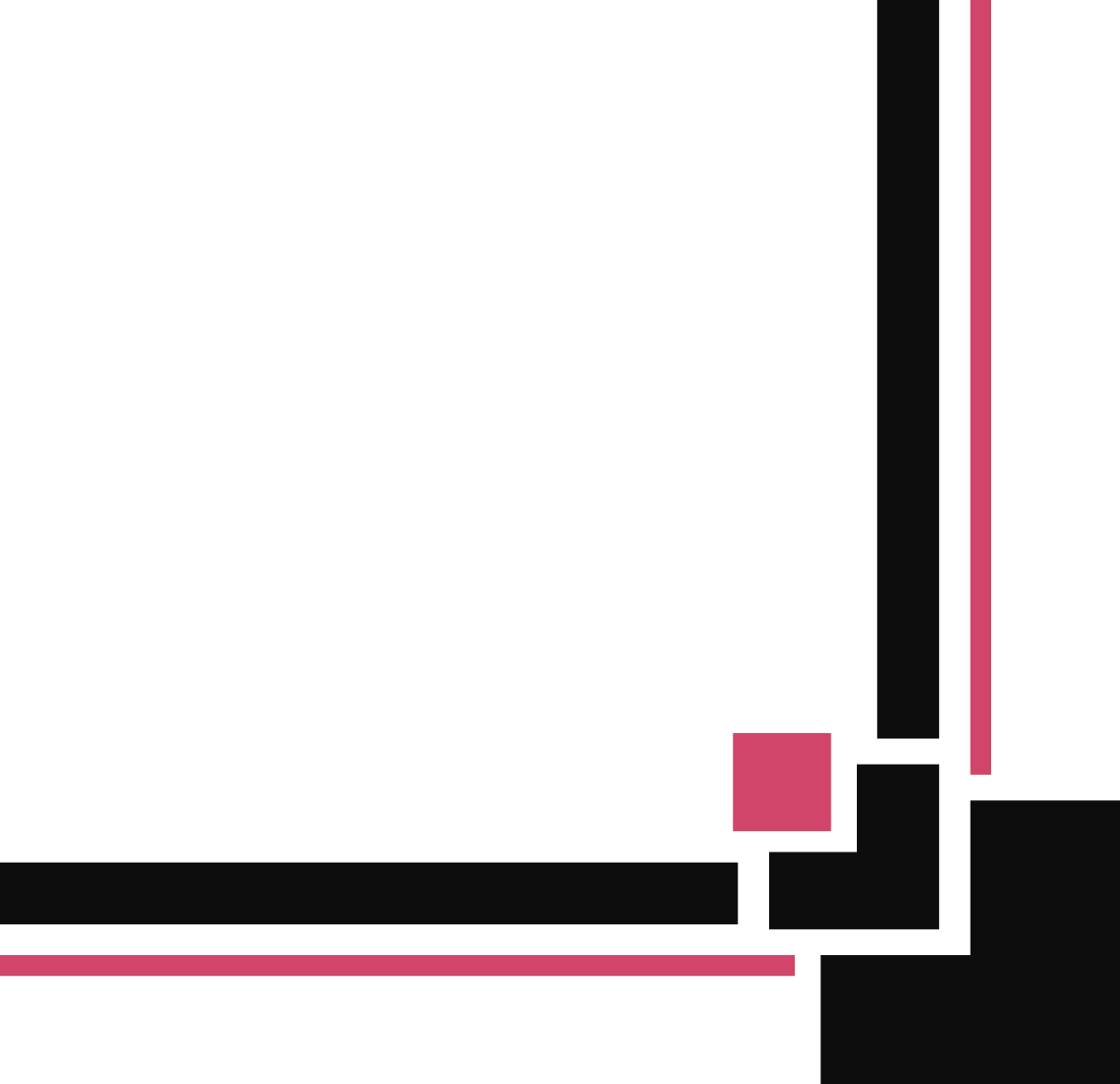 Pink Border Square Frame Clipart - Elegant Corner Designs