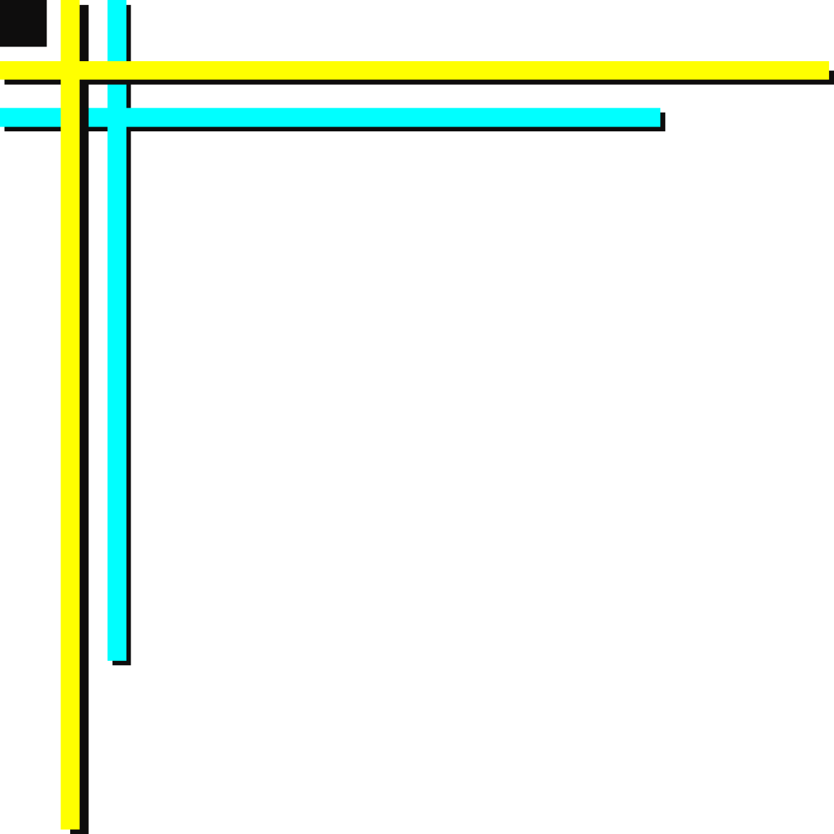 a cross with a yellow line in the middle clip art png transparent Cross with Yellow Line - Decorative Borders and Corners Clipart