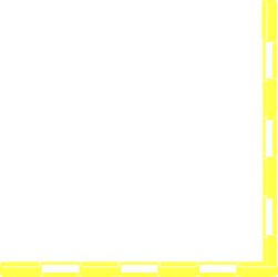 Yellow Border Square Frame Clipart - Creative Corners and Edges