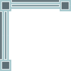 Elegant Black and White Square Frame Clipart for Creative Design