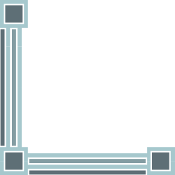Black and White Square Frame Clipart - Elegant Borders and Corners Design