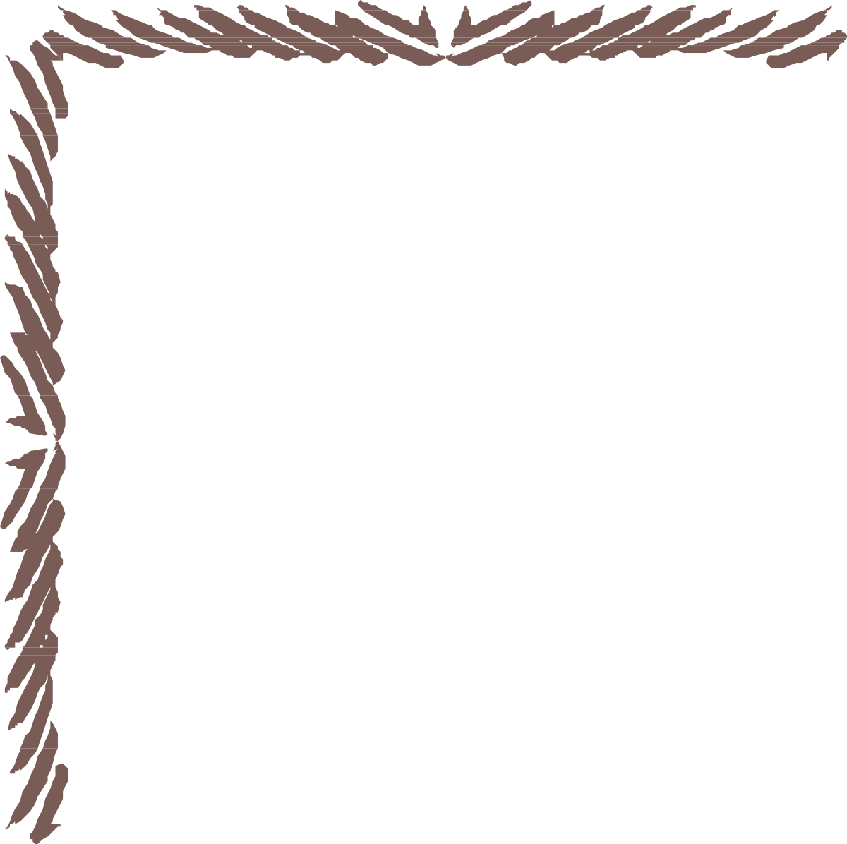 Elegant Black Background Square Frame Clipart for Stylish Borders and Corners
