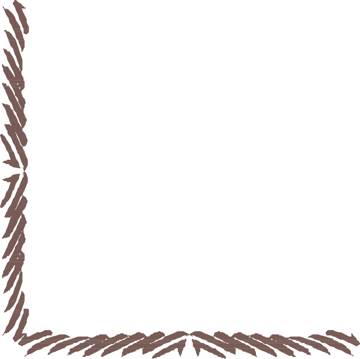 a square frame with leaves and branches clip art png transparent Leafy Square Frame Clipart | Decorative Borders and Corners