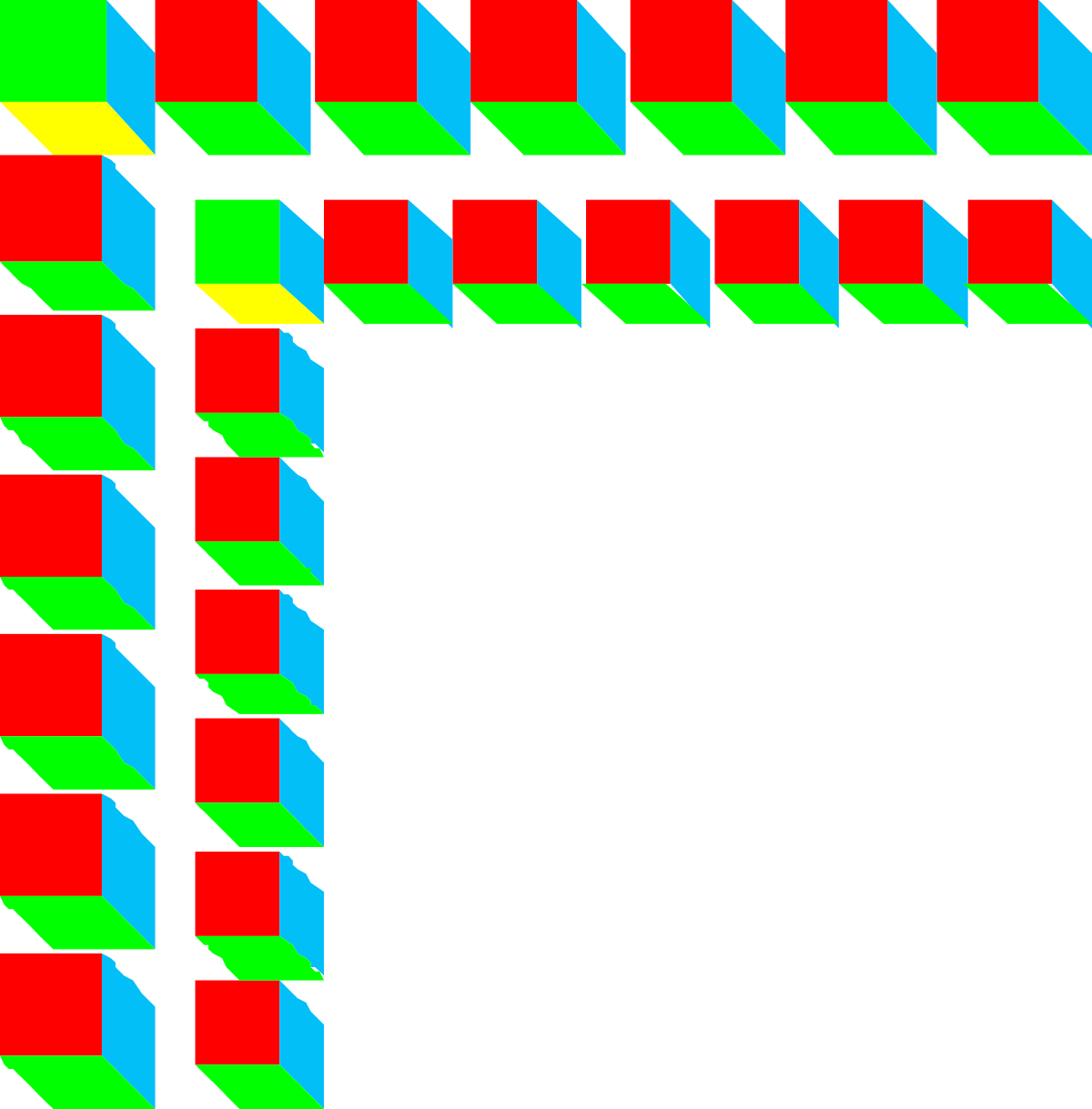 a colorful pattern with squares and squares clip art png transparent Colorful Square Borders and Corners Clipart for Creative Designs