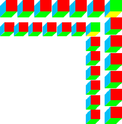 Colorful Square Borders and Corners Clipart for Creative Designs
