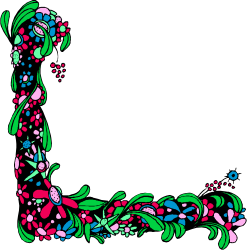 Floral Frame Clipart: Elegant Borders and Corners Design