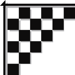 Black and White Square Frame Clipart - Elegant Borders and Corners