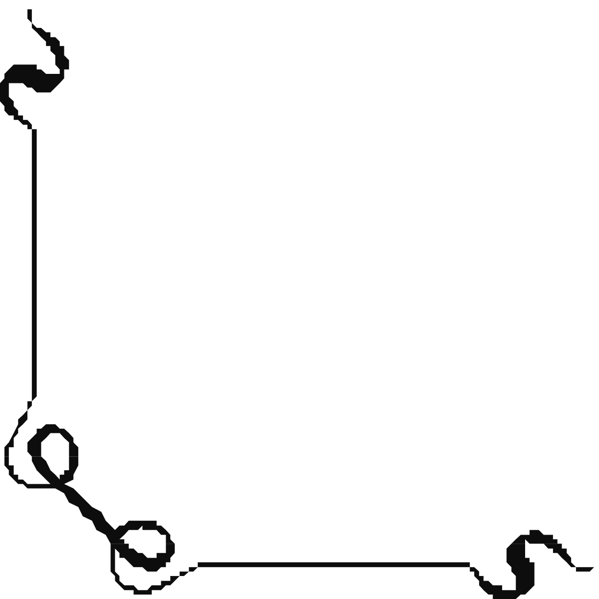 Elegant Black and White Flower Frame Clipart - Perfect for Borders and Corners