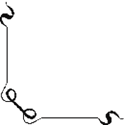 Elegant Black and White Flower Frame Clipart - Perfect for Borders and Corners