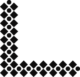 Black and White Square Pattern Clipart  Unique Borders and Corners Design